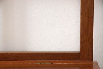 中古　民芸家具　花梨(カリン)材　収納付きで便利な囲炉裏ベンチ(椅子、ダイニングチェア、板座チェア)(R-070312)
