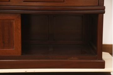 中古　民芸家具　趣ある佇まいが目を引く囲炉裏テーブル(木製火鉢、長火鉢、ダイニングテーブル、4人掛け、6人掛け)(R-070315)