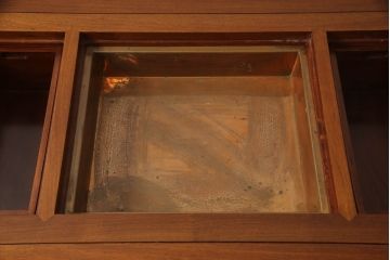 中古　民芸家具　趣ある佇まいが目を引く囲炉裏テーブル(木製火鉢、長火鉢、ダイニングテーブル、4人掛け、6人掛け)(R-070315)