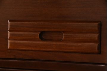 中古　民芸家具　趣ある佇まいが目を引く囲炉裏テーブル(木製火鉢、長火鉢、ダイニングテーブル、4人掛け、6人掛け)(R-070315)