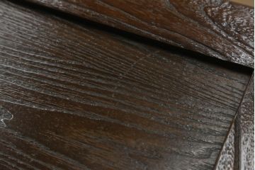 和製ビンテージ　幅1500ミリの希少サイズ　浮造り仕上げのアンティーク調水屋箪笥サイドボード(和風食器棚、和風サイドキャビネット、収納棚、戸棚、時代箪笥、茶箪笥、テレビ台、テレビボード、ヴィンテージ)(R-070319)