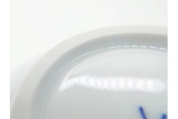 ドイツ　マイセン　Meissen　波の戯れ　ポインセチアの花が愛らしく上品な花瓶(花器、花入、フラワーベース)(定価約66000円)(R-070339)