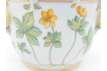 デンマーク　ROYAL COPENHAGEN(ロイヤルコペンハーゲン)　最高峰コレクション　フローラダニカ　多彩な花たちが煌びやかな印象を与えるワインクーラー(洋食器)(R-070340)