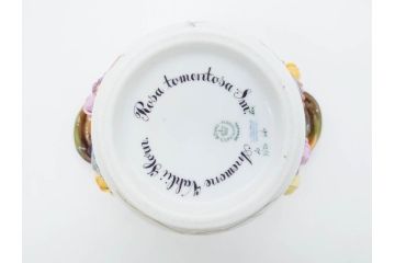 デンマーク　ROYAL COPENHAGEN(ロイヤルコペンハーゲン)　最高峰コレクション　フローラダニカ　多彩な花たちが煌びやかな印象を与えるワインクーラー(洋食器)(R-070340)