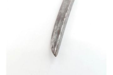 江戸期　楠多門兵行正成?　全長430mm　兜割(武具、在銘、鉄地、鉢割)(R-070342)