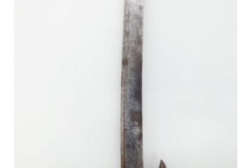 江戸期　楠多門兵行正成?　全長430mm　兜割(武具、在銘、鉄地、鉢割)(R-070342)