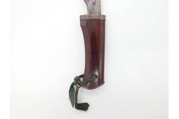 江戸期　楠多門兵行正成?　全長430mm　兜割(武具、在銘、鉄地、鉢割)(R-070342)