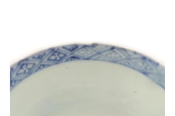 江戸後期　伊万里　染付　柔らかい印象のそば猪口2客セット(和食器、湯呑み、湯のみ、蕎麦猪口)(R-070344)