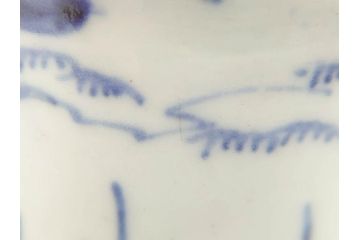 江戸後期　伊万里　染付　柔らかい印象のそば猪口2客セット(和食器、湯呑み、湯のみ、蕎麦猪口)(R-070345)