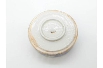 江戸期　古伊万里　染付　小振りで可愛らしい三段重(三段重鉢、小さなお重箱、珍味入れ、薬味入れ、小物入れ、ミニ)(R-070346)