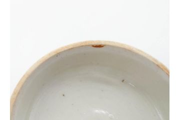 江戸期　古伊万里　染付　小振りで可愛らしい三段重(三段重鉢、小さなお重箱、珍味入れ、薬味入れ、小物入れ、ミニ)(R-070346)