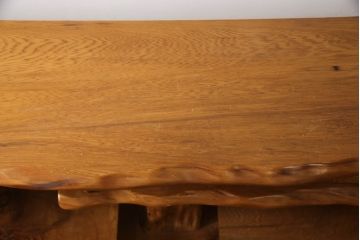 和製ビンテージ　屋久杉　木の風合いを存分に堪能できる飾り棚(違い棚、茶棚、収納棚、ヴィンテージ)(R-070353)