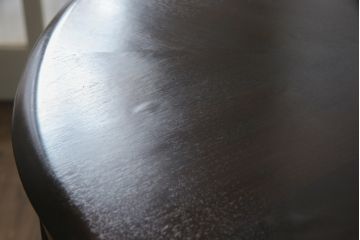 イギリスアンティーク　猫脚が目を引くハーフムーンキャビネット(サイドキャビネット、ガラスケース、ショーケース、飾り棚、戸棚、収納棚、コンソールテーブル、半円、英国)(R-070356)