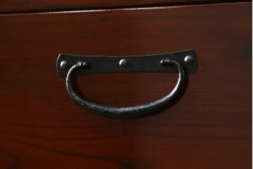 和製アンティーク　専門店にてリペア済　前面欅(ケヤキ)材　上質な和の雰囲気を醸し出す仙台箪笥　(R-070361)