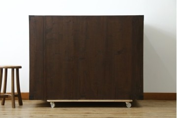和製アンティーク　専門店にてリペア済　前面欅(ケヤキ)材　上質な和の雰囲気を醸し出す仙台箪笥　(R-070361)