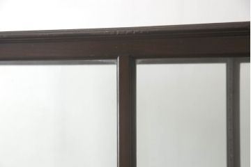イギリスアンティーク　すっきりしたデザインでも存在感抜群の大きなガラスケース(Gケース、ショーケース、飾り棚、陳列棚、店舗什器、英国)(R-070365)