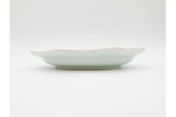 江戸期　上手物　古伊万里　染付　花鳥文　約22cm　7寸　美しい意匠が目を惹く八角皿2枚セット(七寸、中皿、和皿、和食器)(R-070400)