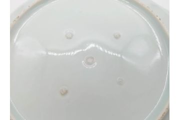 江戸期　上手物　古伊万里　染付　花鳥文　約22cm　7寸　美しい意匠が目を惹く八角皿2枚セット(七寸、中皿、和皿、和食器)(R-070401)