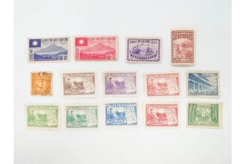 中華民国郵政　孫文　廖仲　エンタイヤ　壹分 貮圓 壹捌仟佰圓 五仟圓 五萬圓他　中国切手など色々127枚セット(切手帳、孫中山)(R-070403)