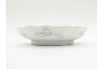 幕末　古伊万里　金彩　色絵　約12cm　3.8寸　煌びやかな絵付けが素敵な小皿5枚セット(獅子、松竹、和食器、深皿、和皿、三寸八分)(R-070406)