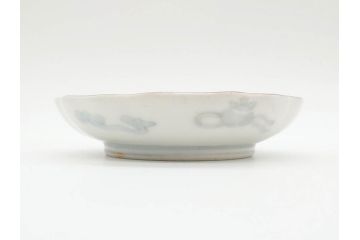 幕末　古伊万里　金彩　色絵　約12cm　3.8寸　煌びやかな絵付けが素敵な小皿5枚セット(獅子、松竹、和食器、深皿、和皿、三寸八分)(R-070406)