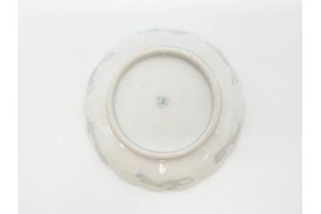 幕末　古伊万里　金彩　色絵　約12cm　3.8寸　煌びやかな絵付けが素敵な小皿5枚セット(獅子、松竹、和食器、深皿、和皿、三寸八分)(R-070406)