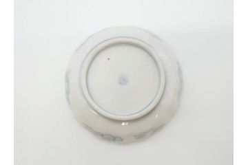 幕末　古伊万里　金彩　色絵　約12cm　3.8寸　煌びやかな絵付けが素敵な小皿5枚セット(獅子、松竹、和食器、深皿、和皿、三寸八分)(R-070406)