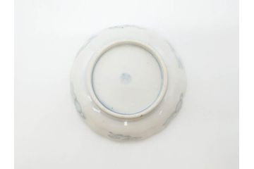 幕末　古伊万里　金彩　色絵　約12cm　3.8寸　煌びやかな絵付けが素敵な小皿5枚セット(獅子、松竹、和食器、深皿、和皿、三寸八分)(R-070406)