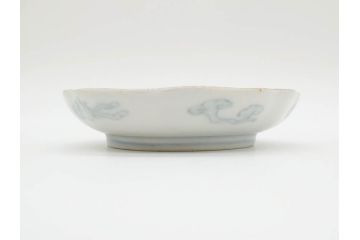 幕末　古伊万里　金彩　色絵　約12cm　3.8寸　煌びやかな絵付けが素敵な小皿6枚セット(獅子、松竹、和食器、深皿、和皿、三寸八分)(R-070407)