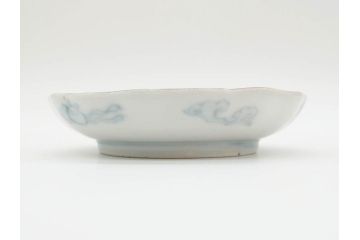 幕末　古伊万里　金彩　色絵　約12cm　3.8寸　煌びやかな絵付けが素敵な小皿6枚セット(獅子、松竹、和食器、深皿、和皿、三寸八分)(R-070407)