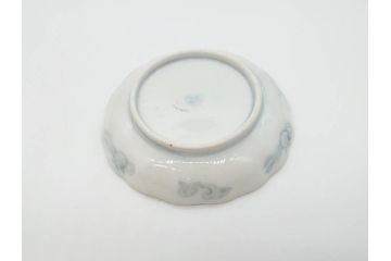 幕末　古伊万里　金彩　色絵　約12cm　3.8寸　煌びやかな絵付けが素敵な小皿6枚セット(獅子、松竹、和食器、深皿、和皿、三寸八分)(R-070407)