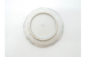幕末　古伊万里　金彩　色絵　約12cm　3.8寸　煌びやかな絵付けが素敵な小皿6枚セット(獅子、松竹、和食器、深皿、和皿、三寸八分)(R-070407)