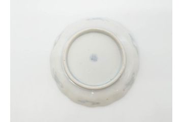 幕末　古伊万里　金彩　色絵　約12cm　3.8寸　煌びやかな絵付けが素敵な小皿5枚セット(獅子、松竹、和食器、深皿、和皿、三寸八分)(R-070408)