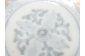 幕末　古伊万里　金彩　色絵　約12cm　3.8寸　煌びやかな絵付けが素敵な小皿5枚セット(獅子、松竹、和食器、深皿、和皿、三寸八分)(R-070408)