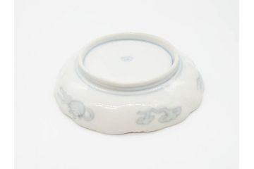 幕末　古伊万里　金彩　色絵　約12cm　3.8寸　煌びやかな絵付けが素敵な小皿5枚セット(獅子、松竹、和食器、深皿、和皿、三寸八分)(R-070409)