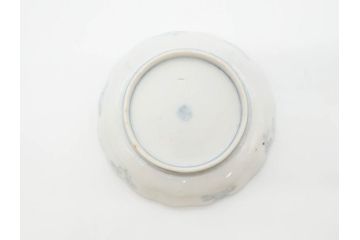 幕末　古伊万里　金彩　色絵　約12cm　3.8寸　煌びやかな絵付けが素敵な小皿5枚セット(獅子、松竹、和食器、深皿、和皿、三寸八分)(R-070409)