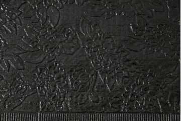時代物　黒漆　龍図　花台(彫刻、乾漆(かんしつ)、唐物?、中国?、お膳、飾り台)(R-070434)
