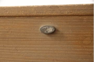 中古　国産　職人手造り　天板・脚または台輪リメイク　上品な佇まいが魅力の桐箪笥(桐たんす、並厚、和タンス、引き出し、衣装箪笥、収納箪笥)(R-070435)