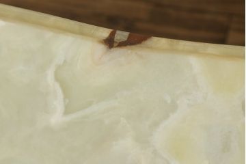 イタリアビンテージ　天板大理石　高級感ある佇まいが魅力的なセンターテーブル(リビングテーブル、ローテーブル、ヴィンテージ)(R-070436)