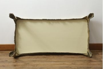 イタリアビンテージ　天板大理石　高級感ある佇まいが魅力的なセンターテーブル(リビングテーブル、ローテーブル、ヴィンテージ)(R-070436)
