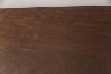 和製ビンテージ　花梨(カリン)材　ガラス天板付き　和モダンデザインのシンプルな1枚板座卓(ローテーブル、リビングテーブル、センターテーブル、一枚板、ヴィンテージ)(R-070444)