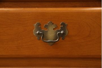 中古　横浜クラシック家具　ダニエル(daniel)　温もりを感じる色合いとクラシカルな佇まいが魅力のブックケース(本箱、収納棚、キャビネット、飾り棚)(R-070448)