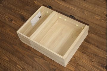 中古　青木産業製　上質な和の雰囲気香る階段箪笥(江戸整理タンス、階段タンス、収納箪笥、和タンス、引き出し)(R-070449)