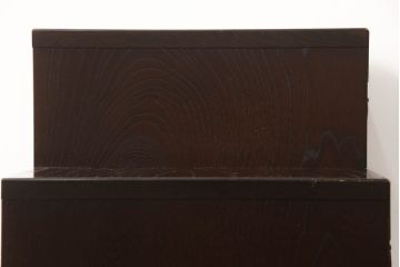 中古　青木産業製　上質な和の雰囲気香る階段箪笥(江戸整理タンス、階段タンス、収納箪笥、和タンス、引き出し)(R-070449)