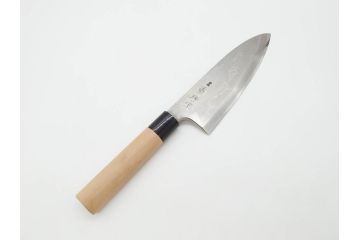 日本の名工　重房作(飯塚解房)　長期保管品　全長340mm　出刃包丁(共箱付き、ナイフ、刃物)(R-070476)