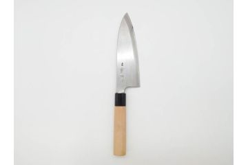 日本の名工　重房作(飯塚解房)　長期保管品　全長340mm　出刃包丁(共箱付き、ナイフ、刃物)(R-070476)