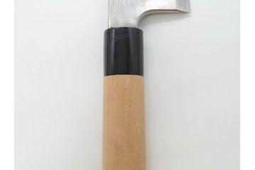 日本の名工　重房作(飯塚解房)　長期保管品　全長340mm　出刃包丁(共箱付き、ナイフ、刃物)(R-070476)