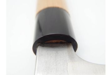 日本の名工　重房作(飯塚解房)　長期保管品　全長340mm　出刃包丁(共箱付き、ナイフ、刃物)(R-070476)
