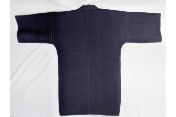 明治期　刺し子　半纏&頭巾セット(刺子、古布、消防、火消、帽子)(R-070477)