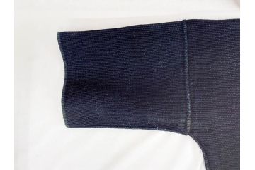 明治期　刺し子　半纏&頭巾セット(刺子、古布、消防、火消、帽子)(R-070477)